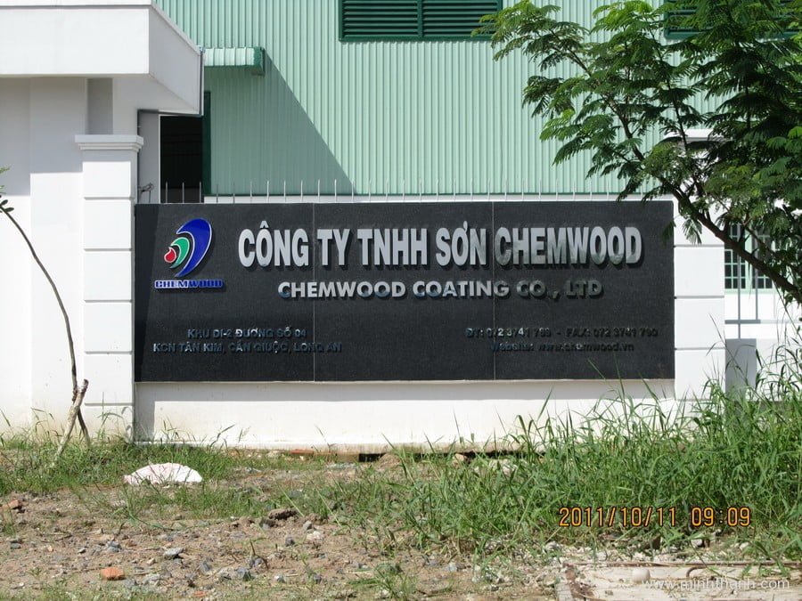 CHEMWOOD Stainless steel dimensional letters