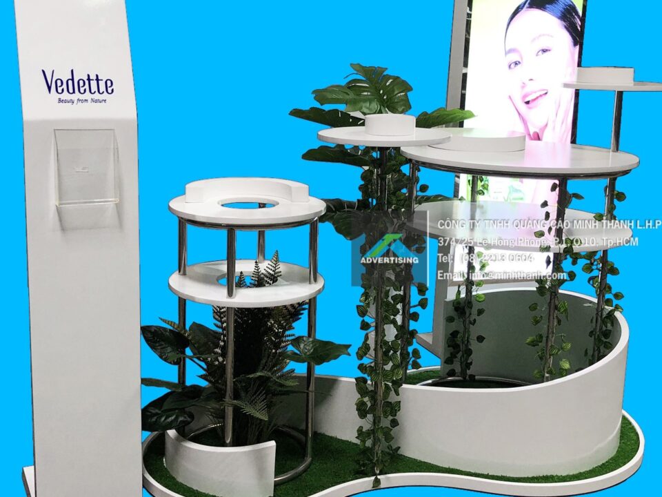 Booth trung bay my pham Vedette 02 1