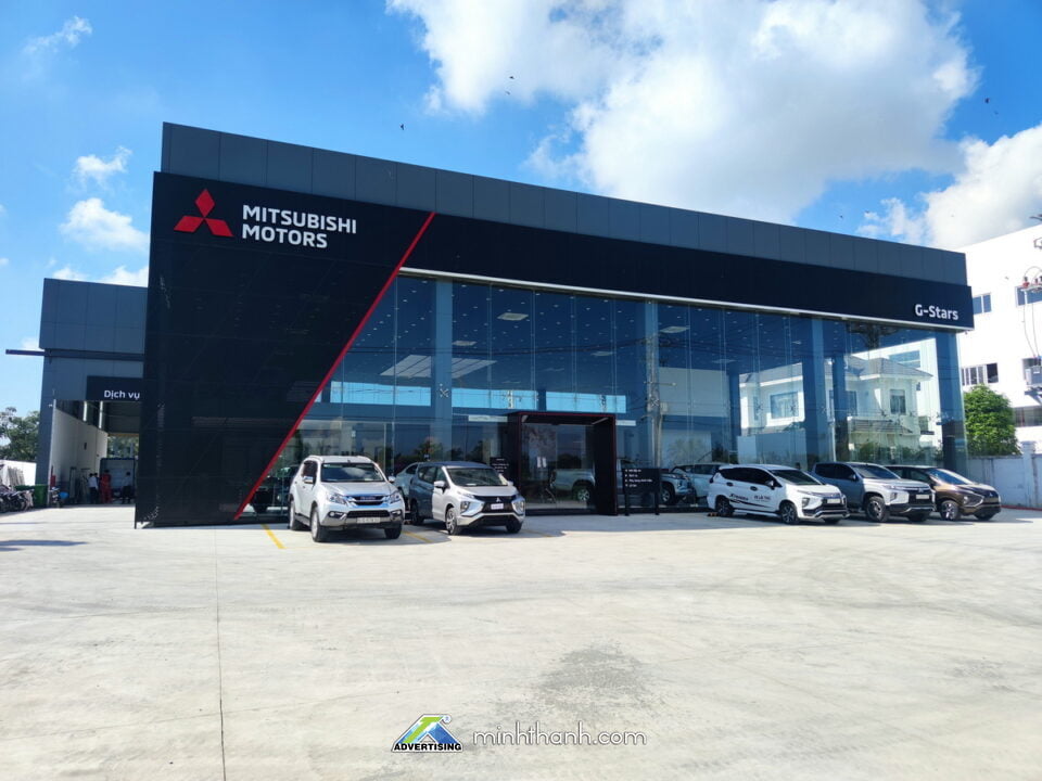 thi cong showroom mitsubishi gstars kien giang 13