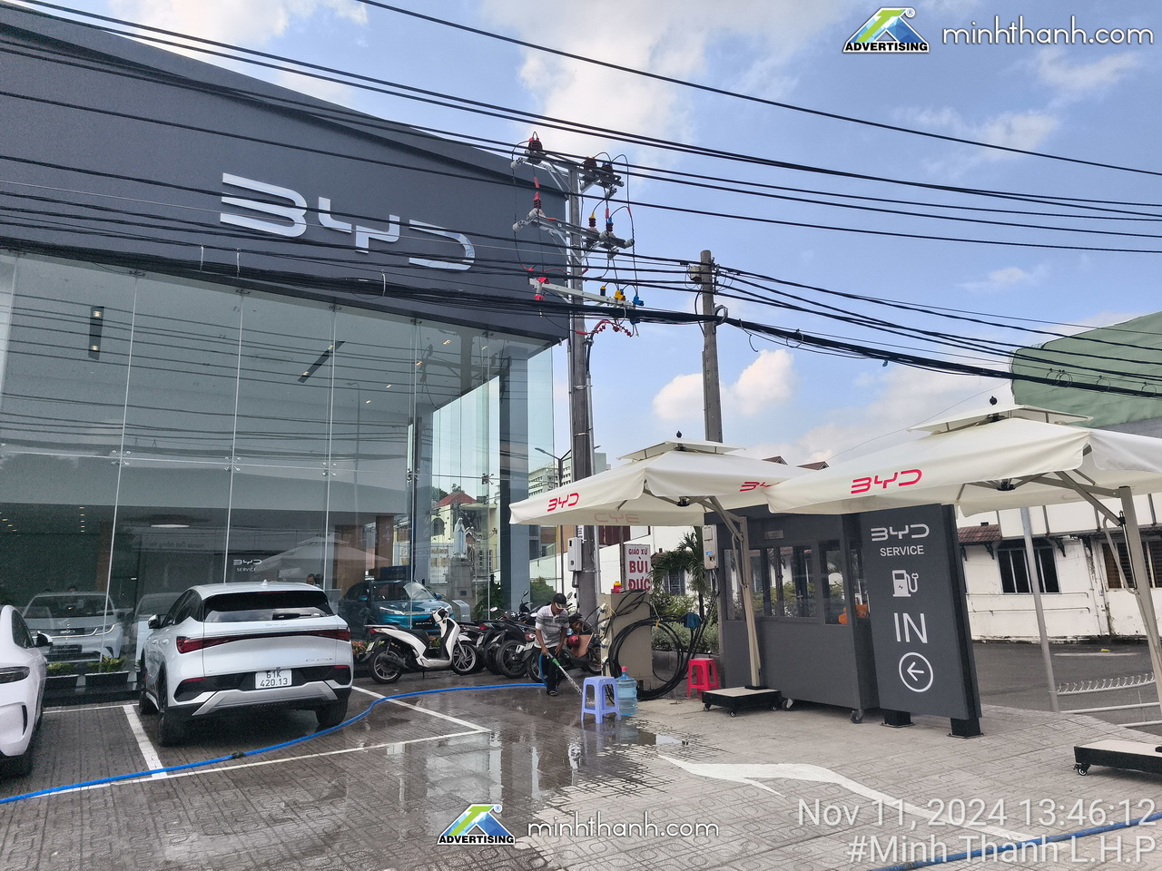 thi công showroom ô tô BYD 4S Oway Biên Hòa Đồng Nai 09