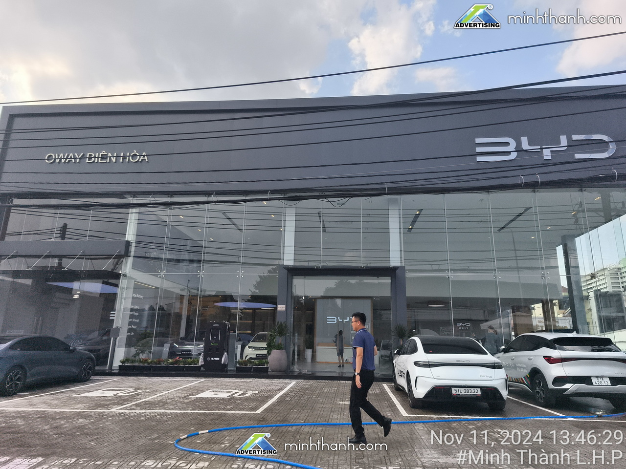 thi công showroom ô tô BYD 4S Oway Biên Hòa Đồng Nai 11