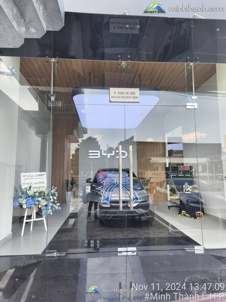 thi công showroom ô tô BYD 4S Oway Biên Hòa Đồng Nai 13