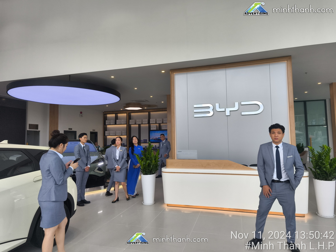 thi công showroom ô tô BYD 4S Oway Biên Hòa Đồng Nai 22