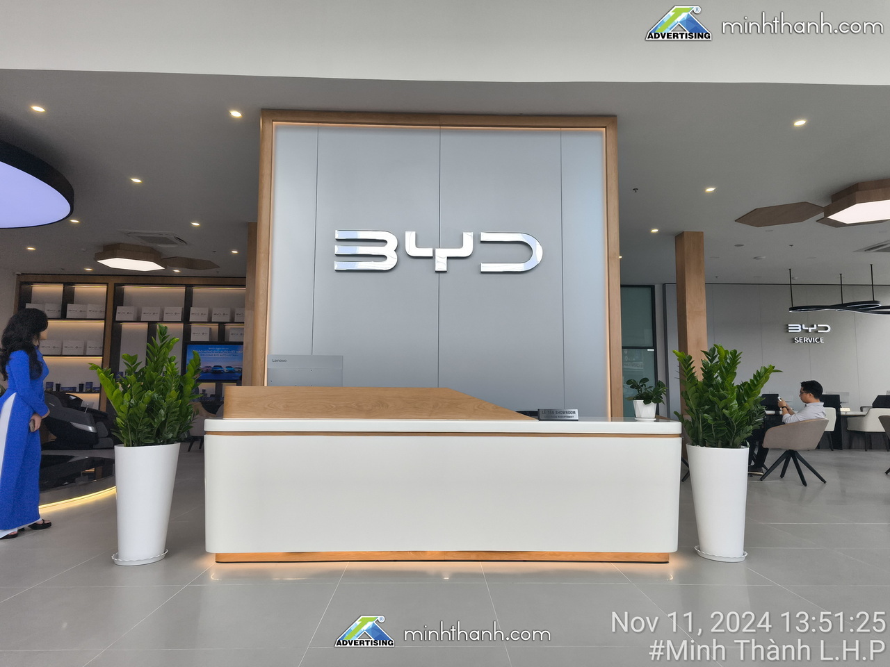 thi công showroom ô tô BYD 4S Oway Biên Hòa Đồng Nai 24