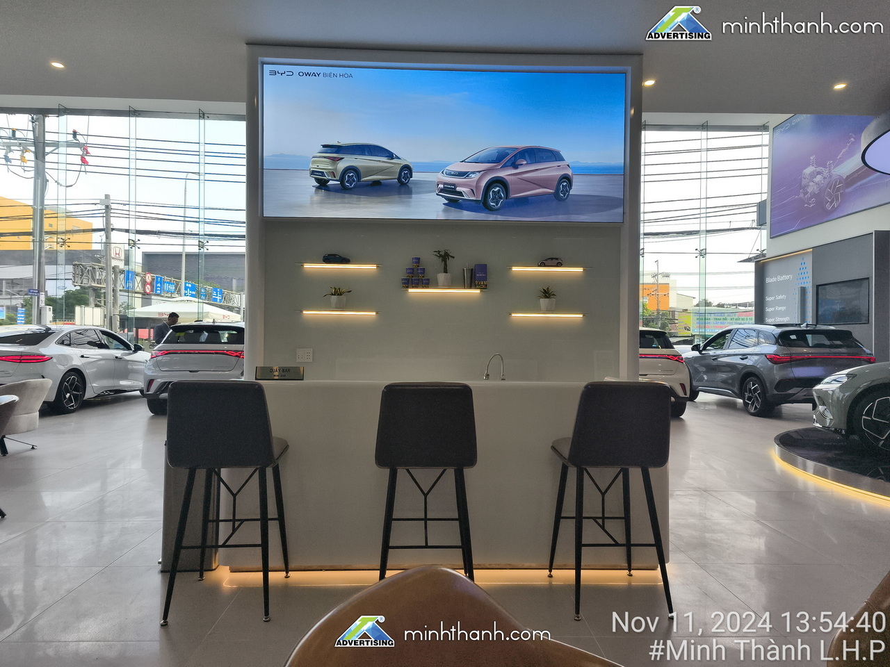 thi công showroom ô tô BYD 4S Oway Biên Hòa Đồng Nai 43