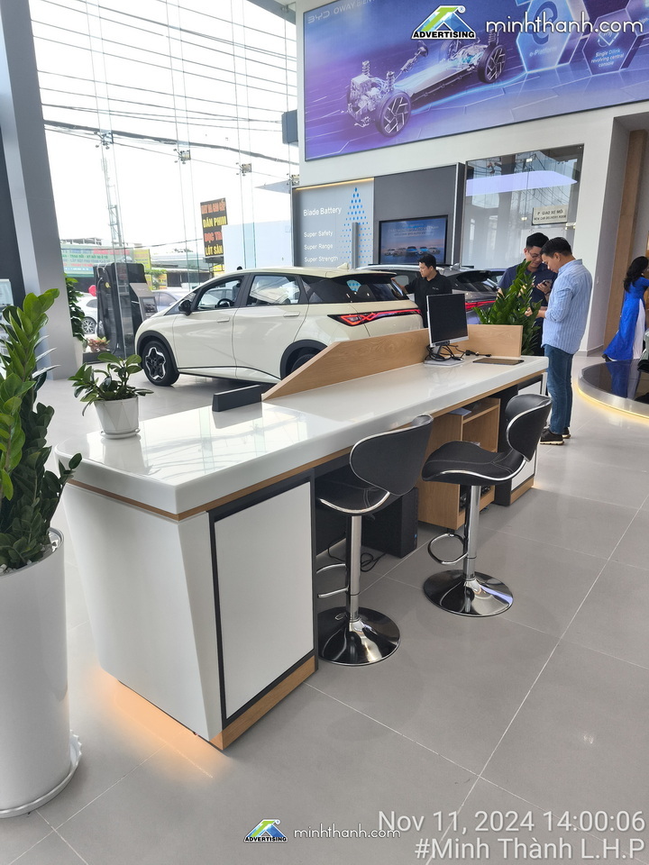 thi công showroom ô tô BYD 4S Oway Biên Hòa Đồng Nai 47