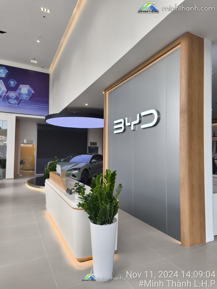 thi công showroom ô tô BYD 4S Oway Biên Hòa Đồng Nai 54