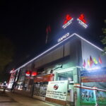 thi công biển hiệu showroom Mitsubishi Isamco Trần Hưng Đạo 16