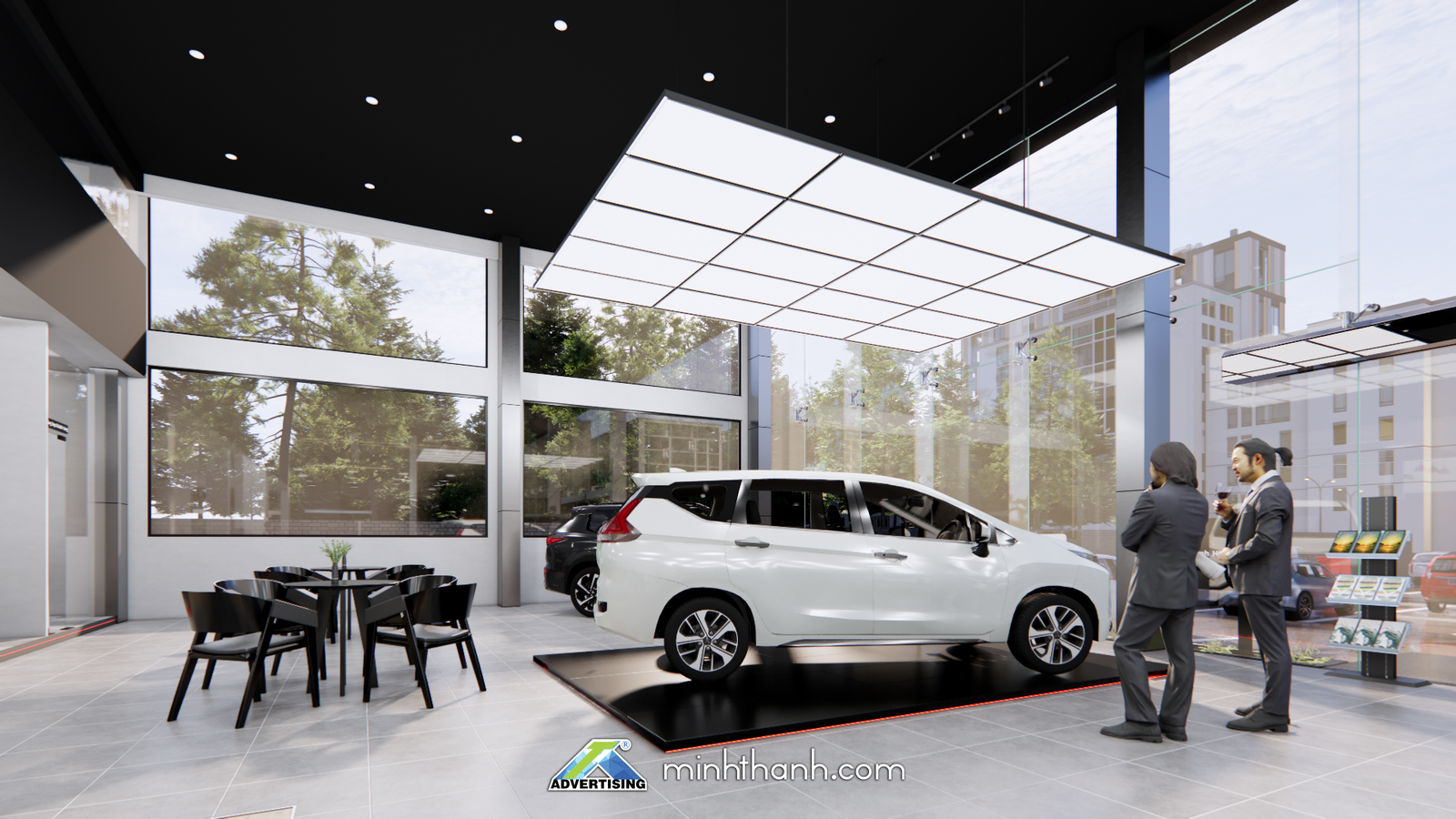 thiết kế 3D showroom Mitsubishi 14 thiết kế 3D showroom Mitsubishi 14