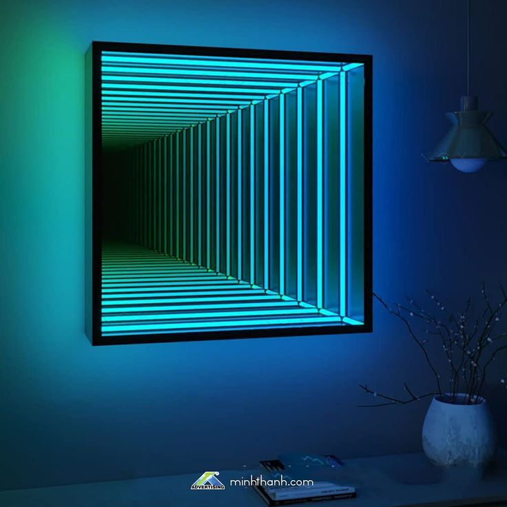 Bảng LED vô cực đổi màu RGB độc đáo Bảng LED vô cực đổi màu RGB độc đáo