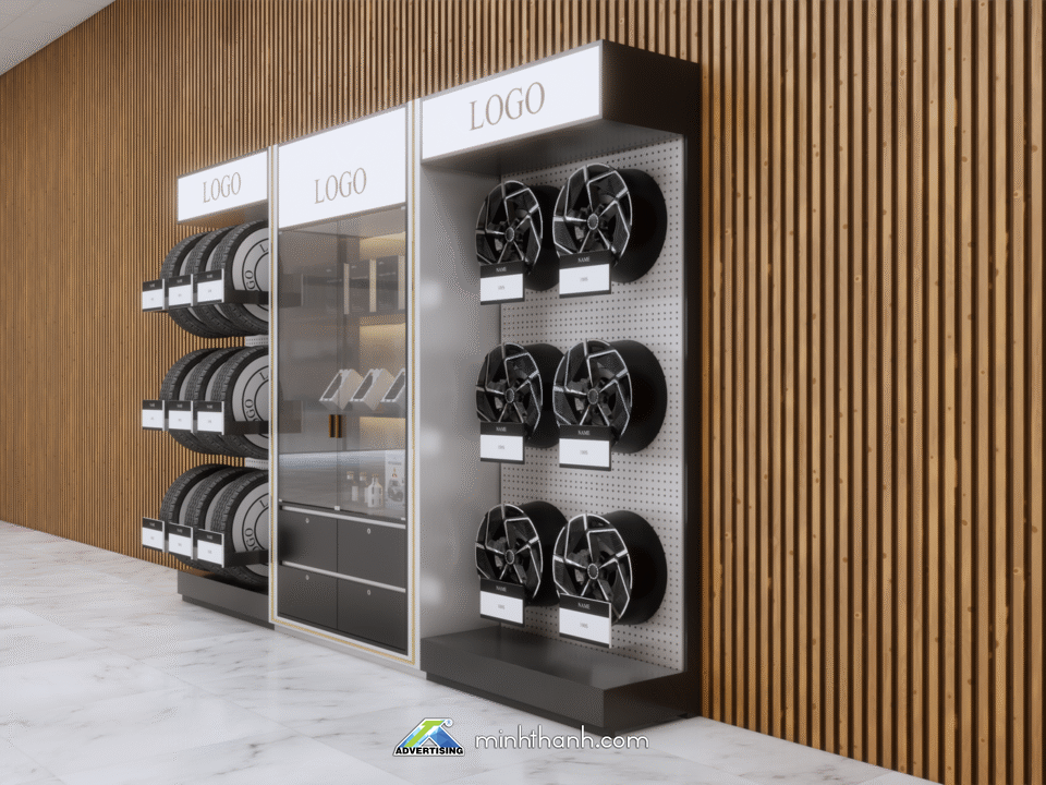 Mẫu kệ trưng bày phụ tùng ô tô KPT001 05