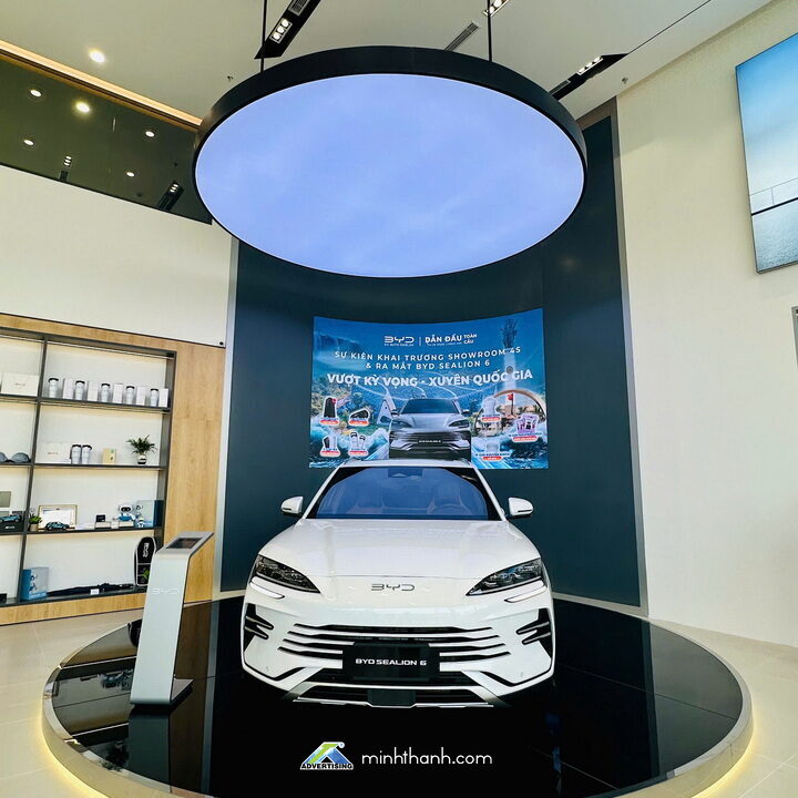 nhà thầu thi công nội thất showroom BYD EV Auto Daklak 21