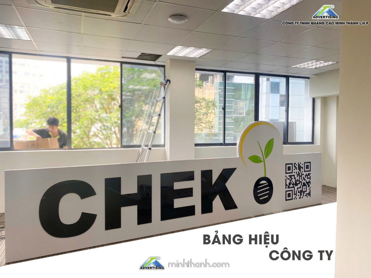 Thi công biển hiệu giá tốt HCM biển hiệu CHEK quận 1 12 Thi công biển hiệu giá tốt HCM biển hiệu CHEK quận 1