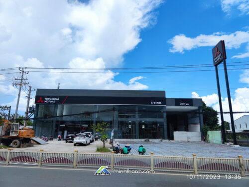thi công nhận diện showroom Mitsubishi Sóc Trăng 2S 13
