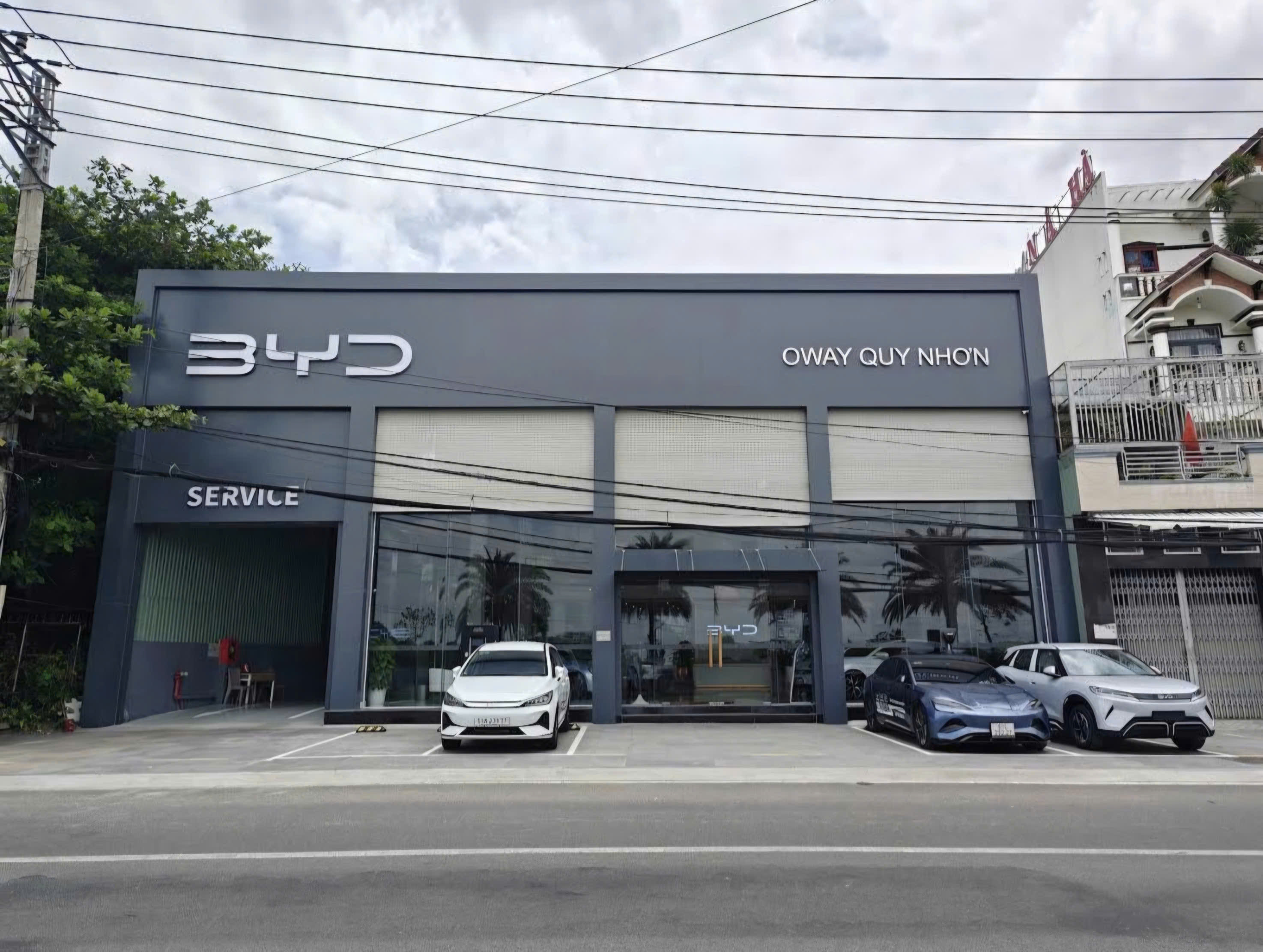Thi công Nội thất, Biển hiệu Showroom Ô tô BYD toàn quốc - BYD Oway Quy Nhơn - 01
