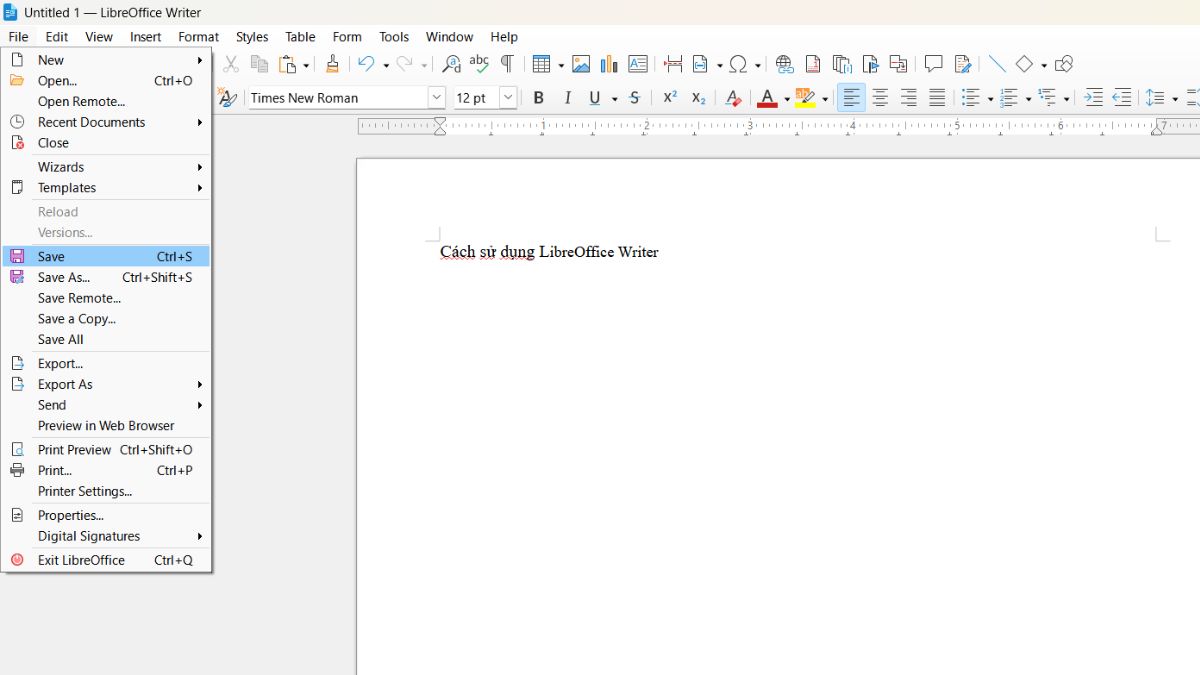 Hướng dẫn sử dụng LibreOffice Writer Hướng dẫn sử dụng LibreOffice Writer