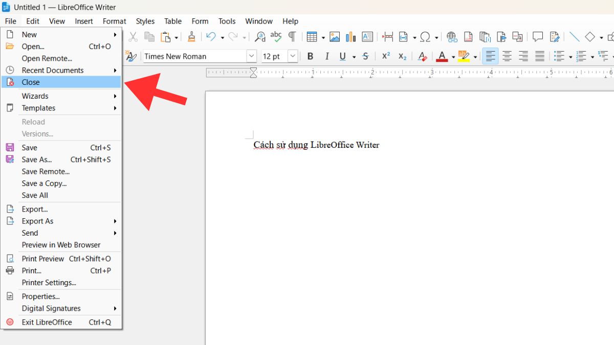 Hướng dẫn sử dụng LibreOffice Writer Hướng dẫn sử dụng LibreOffice Writer