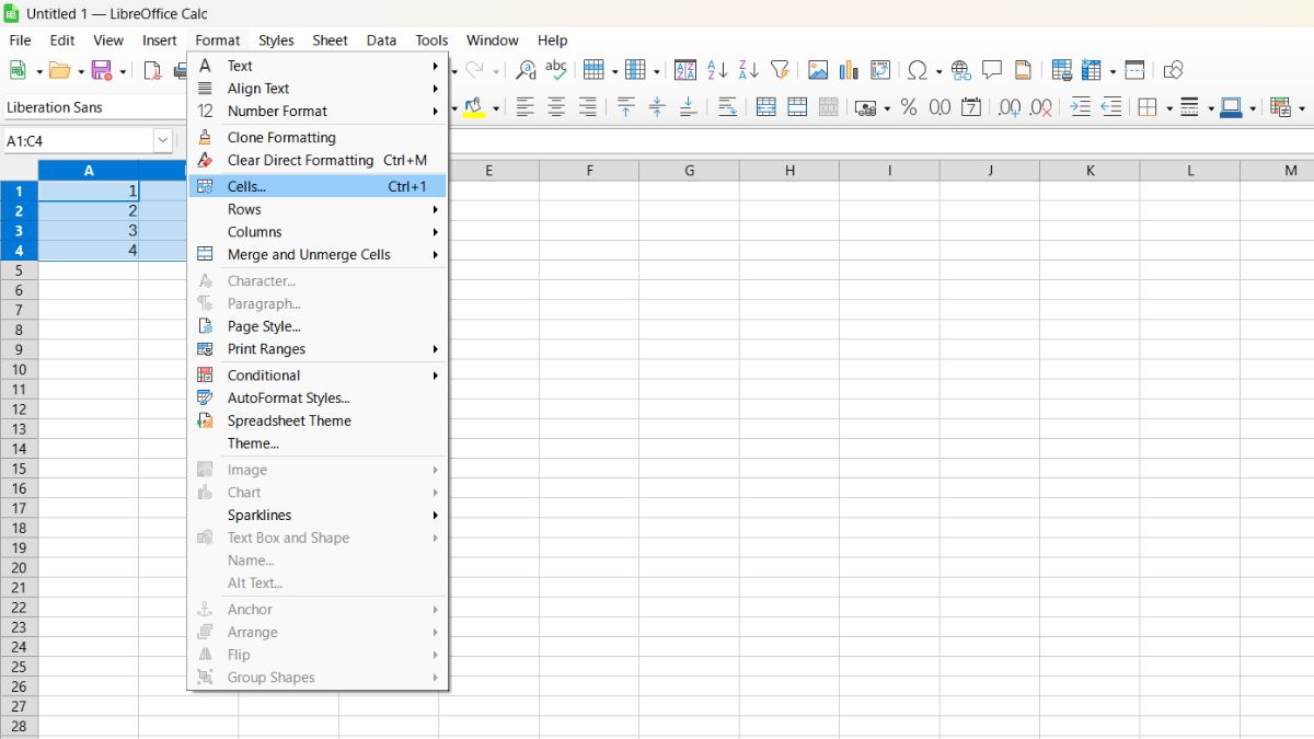 Hướng dẫn sử dụng LibreOffice Calc Hướng dẫn sử dụng LibreOffice Calc