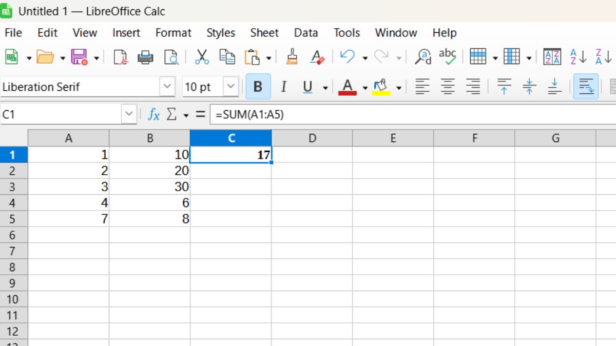 Hướng dẫn sử dụng LibreOffice Calc Hướng dẫn sử dụng LibreOffice Calc
