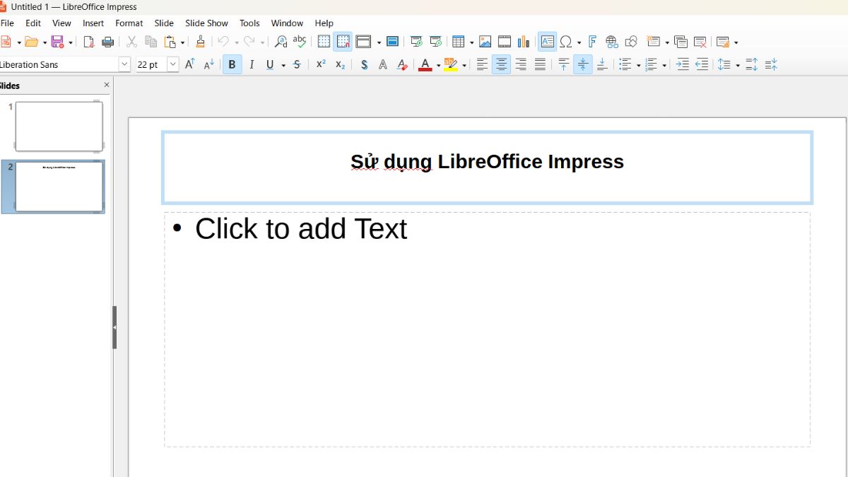 Hướng dẫn sử dụng LibreOffice Impress Hướng dẫn sử dụng LibreOffice Impress