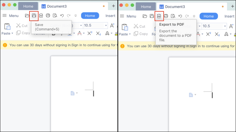 Cách lưu file trên máy tính hoặc xuất file PDF Cách lưu file trên máy tính hoặc xuất file PDF